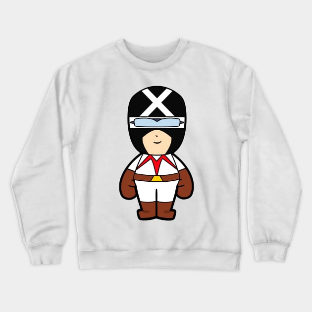 Racer X Chibi Crewneck Sweatshirt by untitleddada